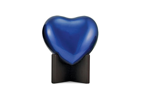 Arielle Heart Urn - Sky Blue Image